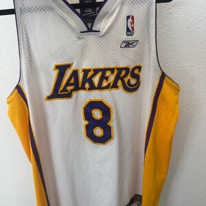 NBA White and Yellow Jersey with Black Details